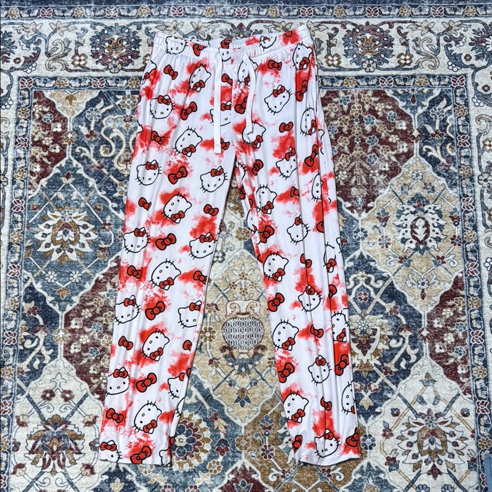 Hello Kitty Kids Pajamas - Red and White